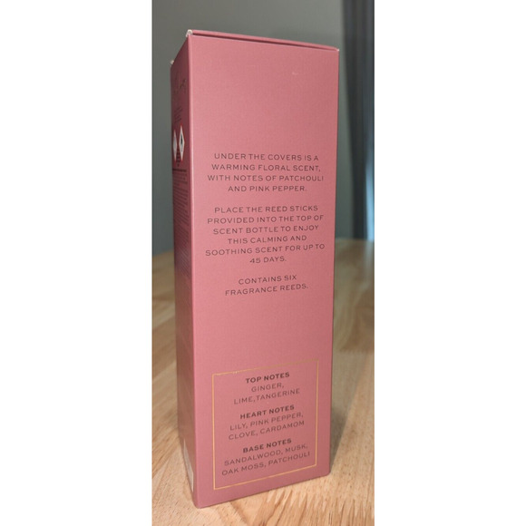Revolution Beauty Reed Diffuser Under The Covers Pink Pepper & Patchouli 3.38 oz - Picture 5 of 6
